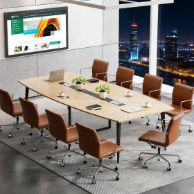 Conference Table, Modern Boat Shaped Meeting Table