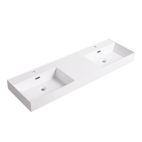 60 Inch Bathroom Resin Sink(GRB60120DMO)